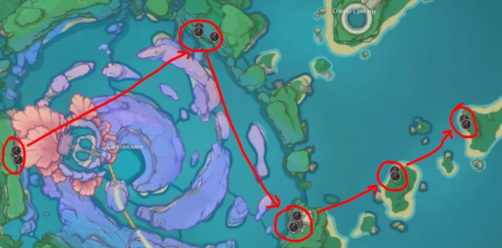 Genshin Impact обломки железа