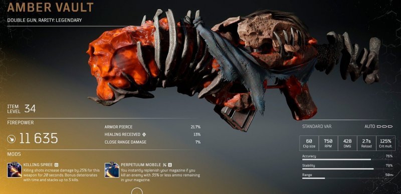 Легендарное оружие в Outriders 26