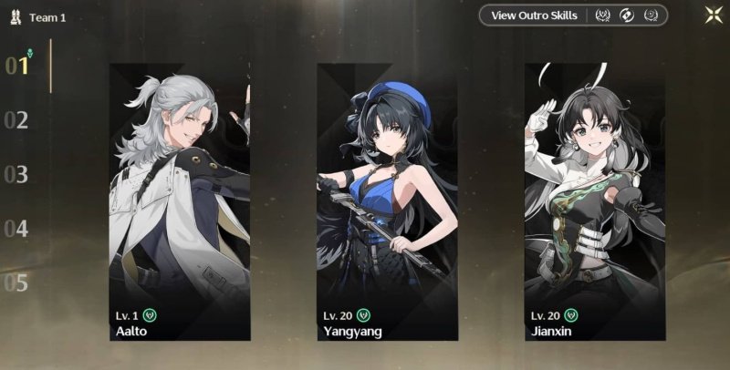 Wuthering Waves лучшие отряды