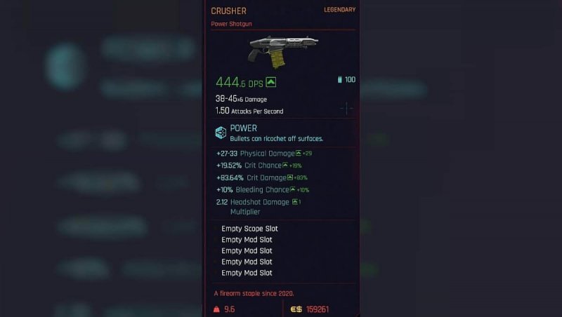 Cyberpunk 2077 крашер 1