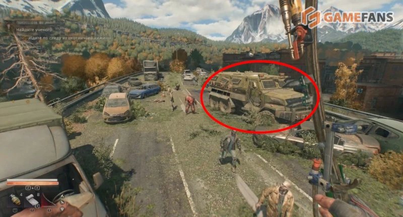 Карта доступа конвоя в Dying Light: The Beast