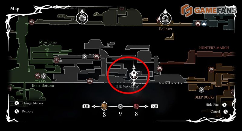 Осколки панциря в Hollow Knight: Silksong