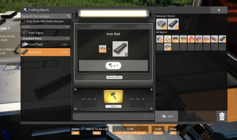 Satisfactory железо