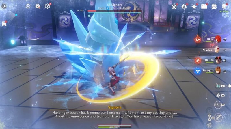 Genshin Impact вторая стадия Синьоры