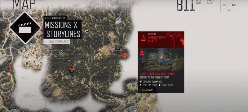 Days Gone засадные лагеря 4