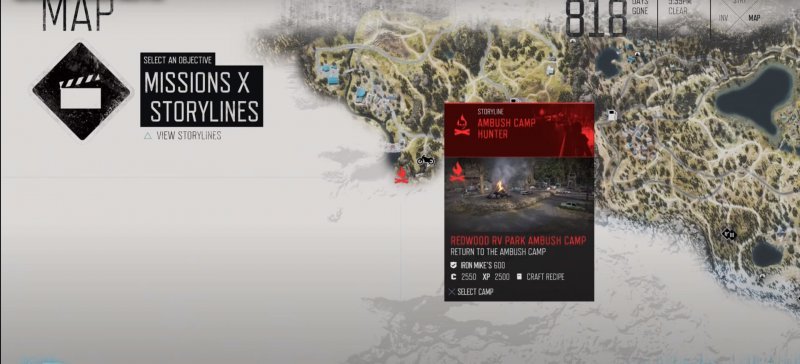 Days Gone засадные лагеря 11