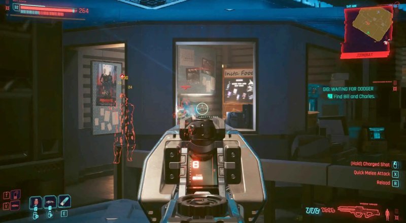 Cyberpunk 2077 Акробатические трюки