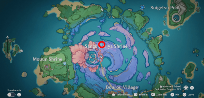 Genshin Impact как решить головоломки с релейными камнями на Ватацуми 1