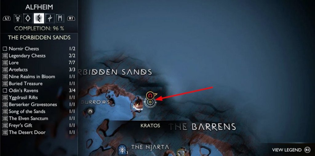 God Of War: Ragnarok сундуки Норн