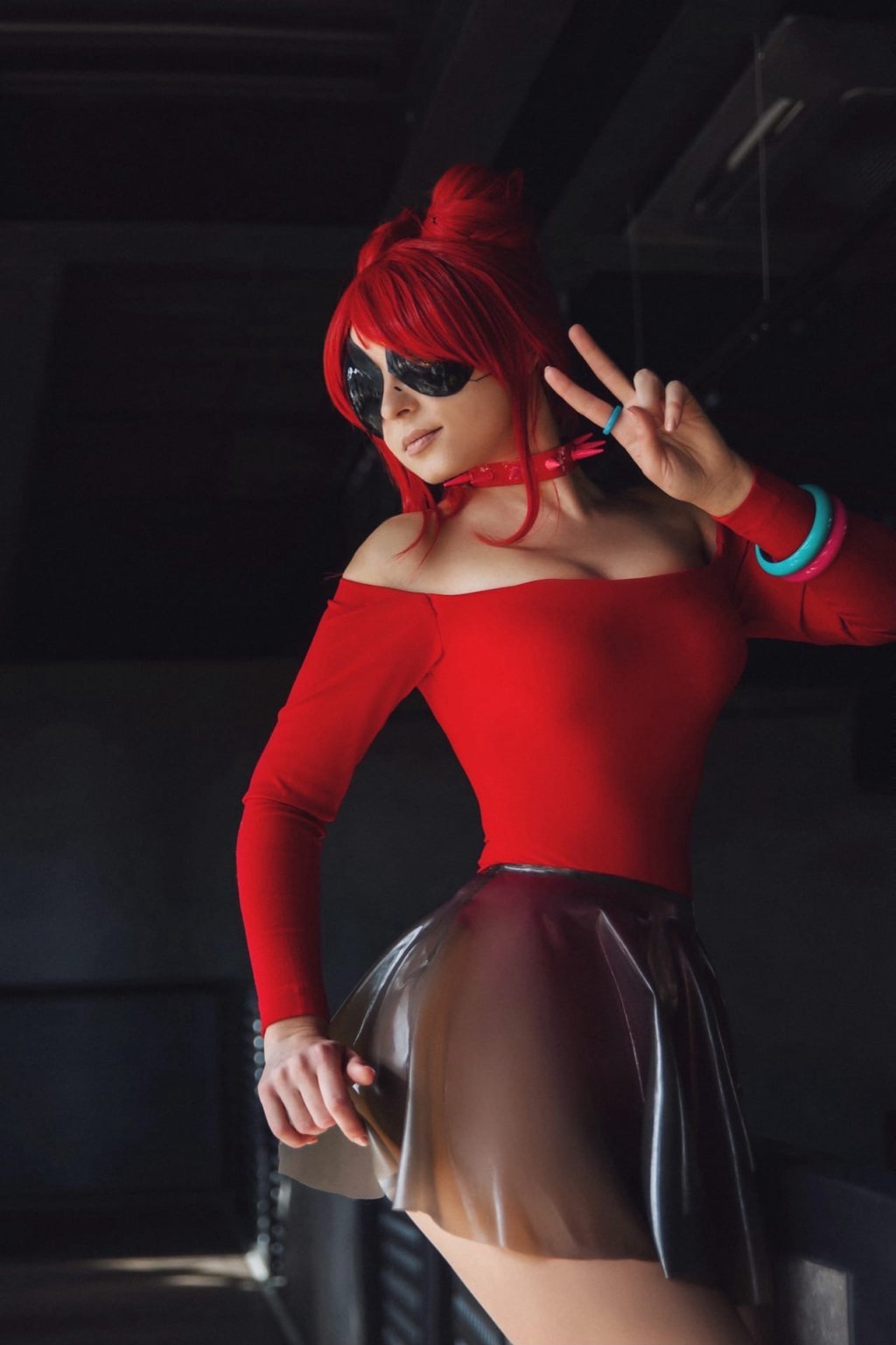 Косплей Purple Force, Red Menace и Blue Moon из Cyberpunk 2077