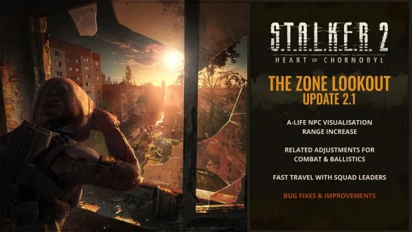 Обновление 2.1 для STALKER 2: улучшение A-Life, быстрое перемещение и другие изменения