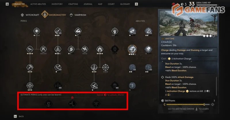 Лучшие навыки в The Blood of Dawnwalker