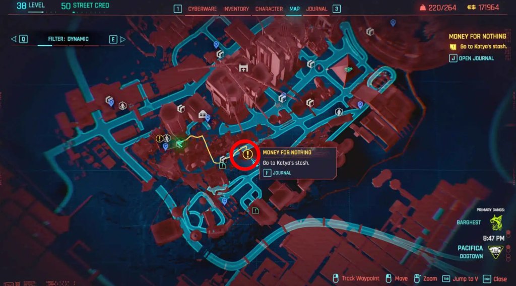 Cyberpunk 2077 шпионский клад