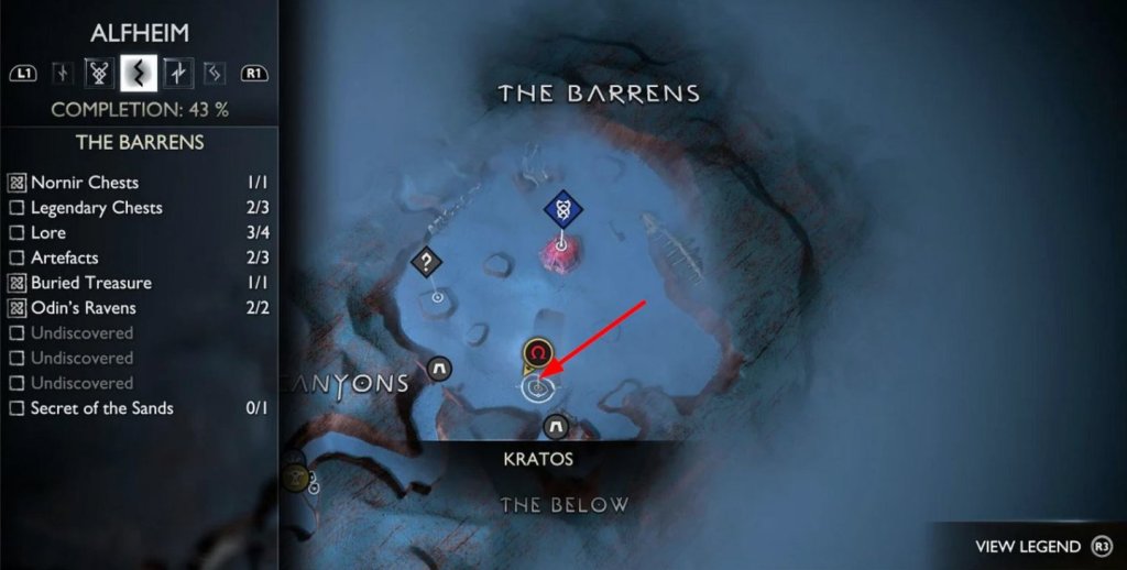 God Of War: Ragnarok сундуки Норн