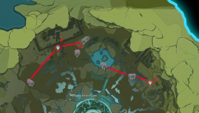 Genshin Impact ветряная астра 4