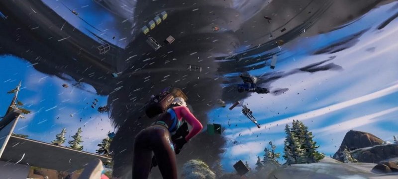 Fortnite торнадо и молнии 2