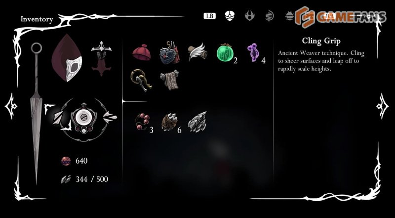 Осколки панциря в Hollow Knight: Silksong