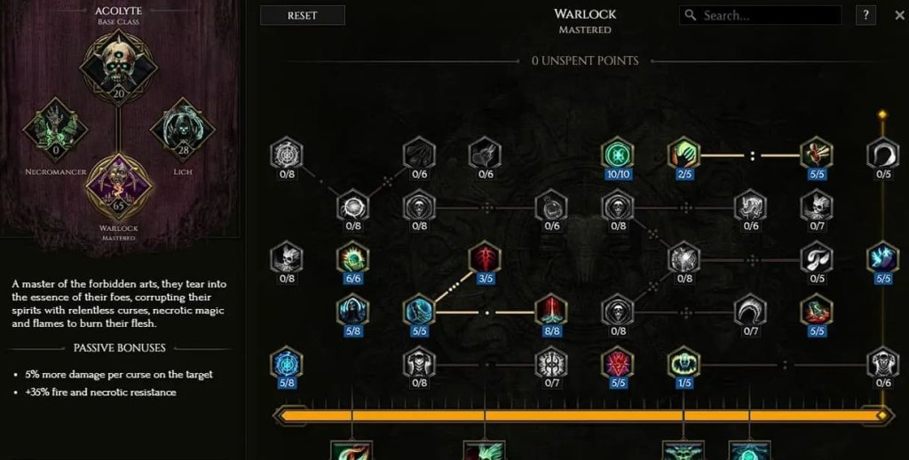 Last Epoch лучшие билды Чернокнижника