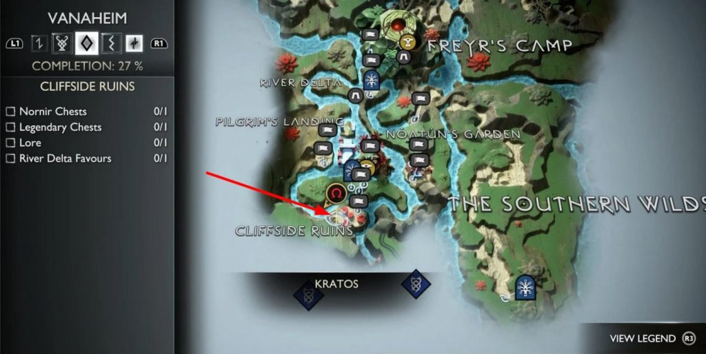 God Of War: Ragnarok сундуки Норн