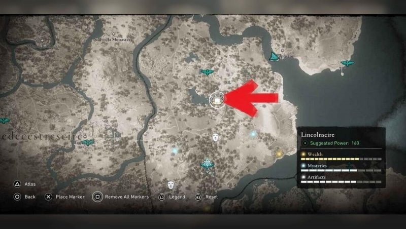 Assassin's Creed Valhalla карты сокровищ 17