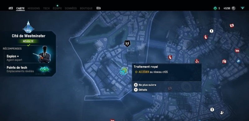 Watch Dogs: Legion квест королевский прием 1