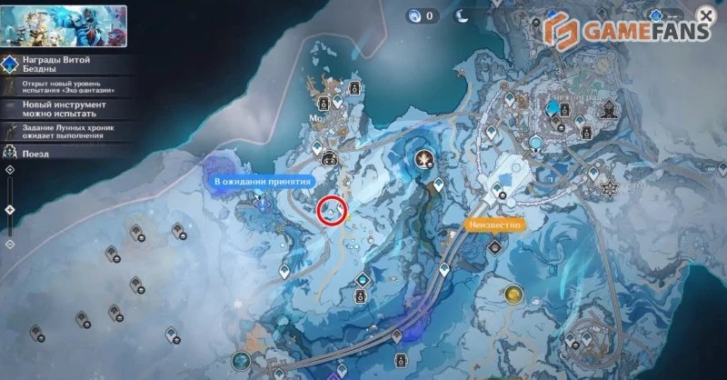 Заснеженная лесная пустошь Genshin Impact прохождение