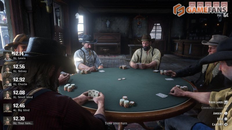 Азарт в Red Dead Redemption 2