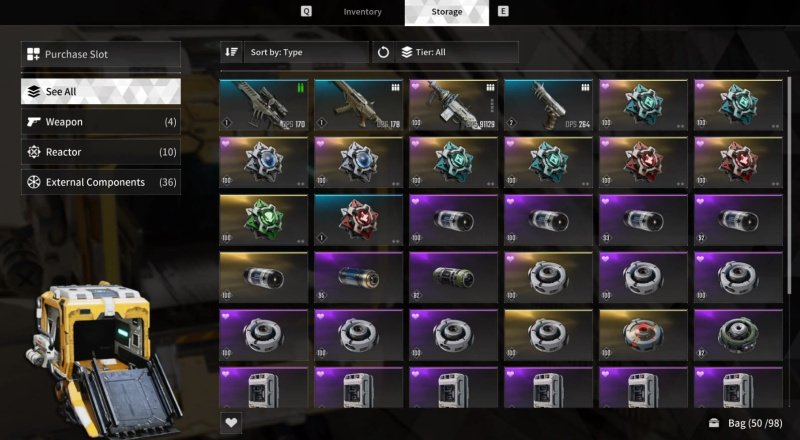 The First Descendant как расширить инвентарь