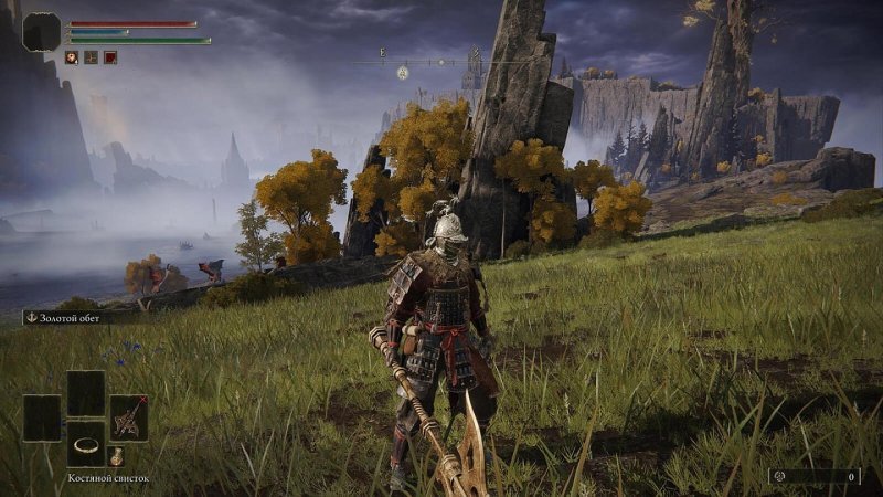 Как взять оружие в две руки в Elden Ring 1