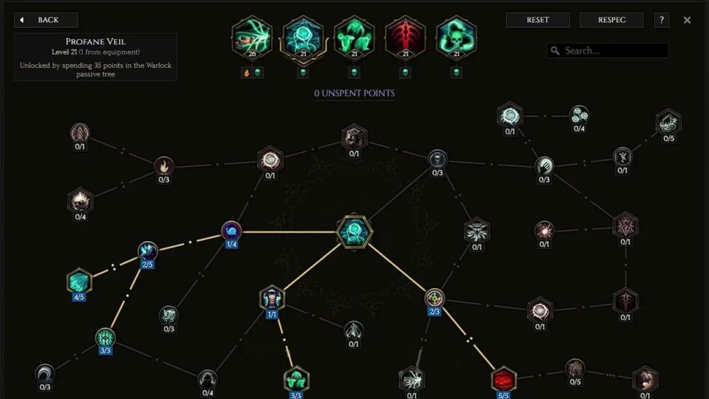 Last Epoch лучшие билды Чернокнижника