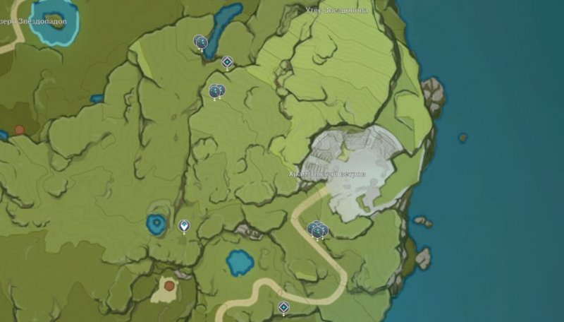 Genshin Impact где найти траву-светяшку 4