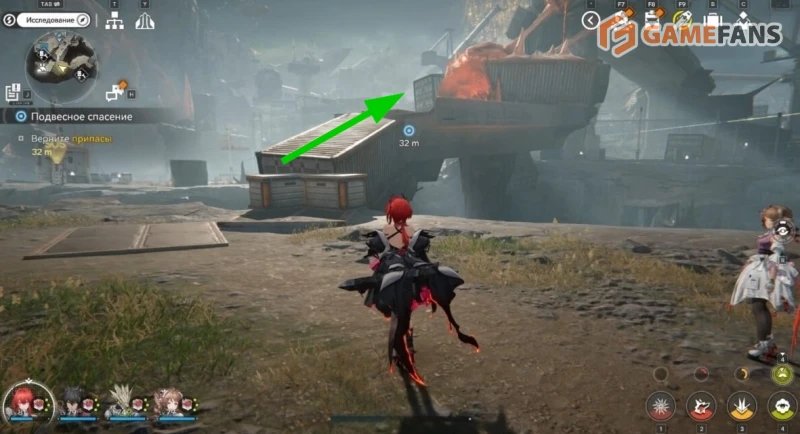 Подвесное спасение Arknights Endfield