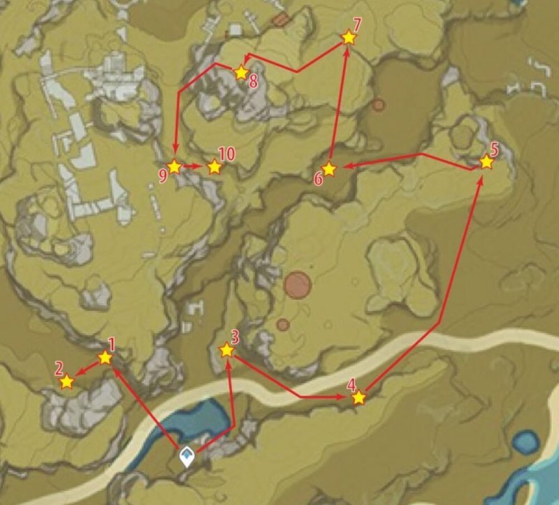 Genshin Impact где найти кор ляпис 7