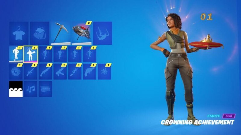 Корона победы в Fortnite 1