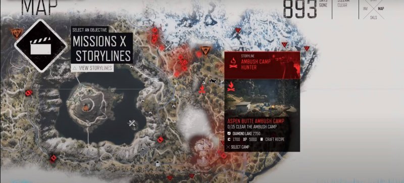 Days Gone засадные лагеря 14