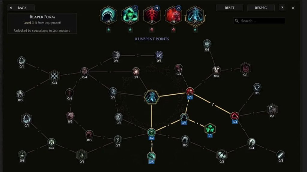 Last Epoch лучшие билды на лича