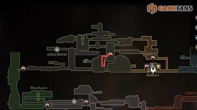 Ритуал с полипами Hollow Knight: Silksong