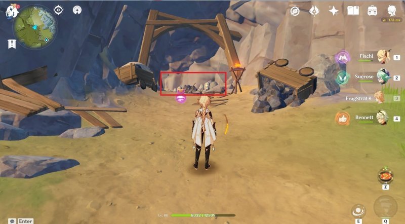 Обломки белого железа в Genshin Impact 12