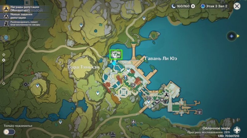 Genshin Impact цветок цинсинь 3