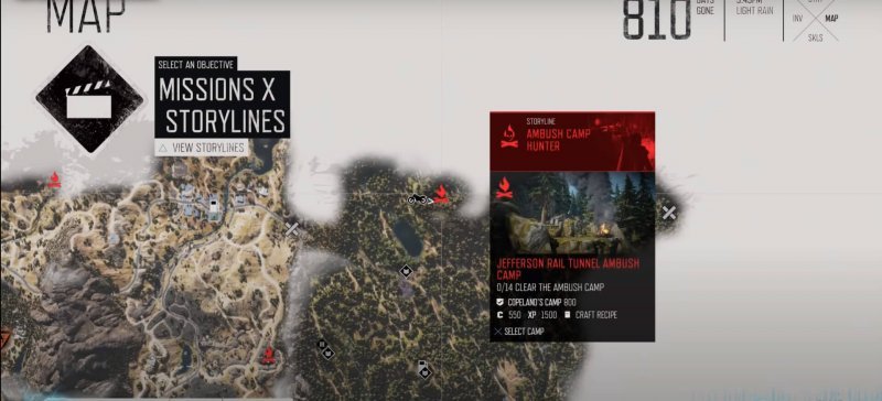 Days Gone засадные лагеря 3