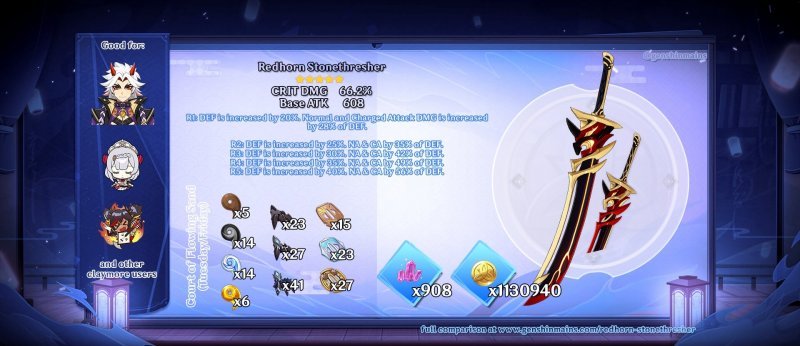 Genshin Impact новое оружие 2.3 1