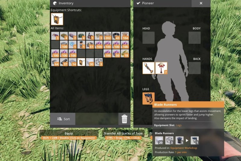 Satisfactory Blade Runners