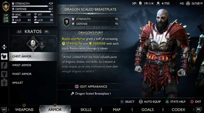 God of War: Ragnarok лучшая броня в игре