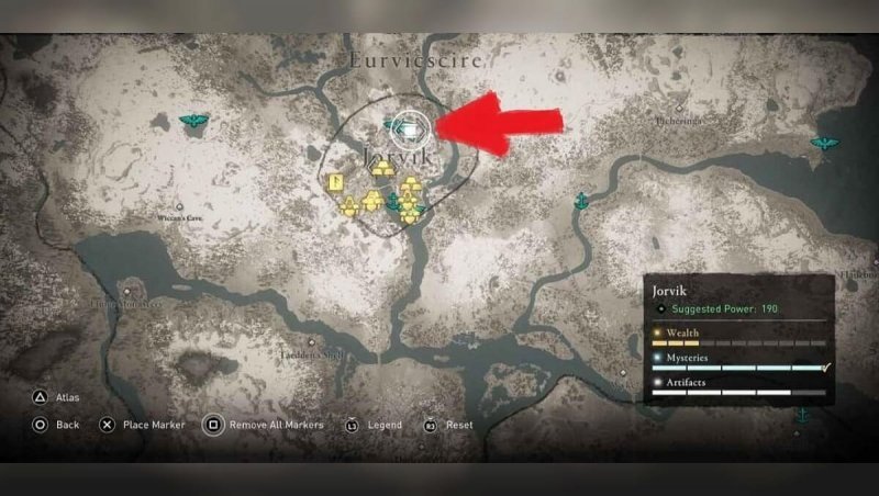 Assassin's Creed Valhalla карты сокровищ 25