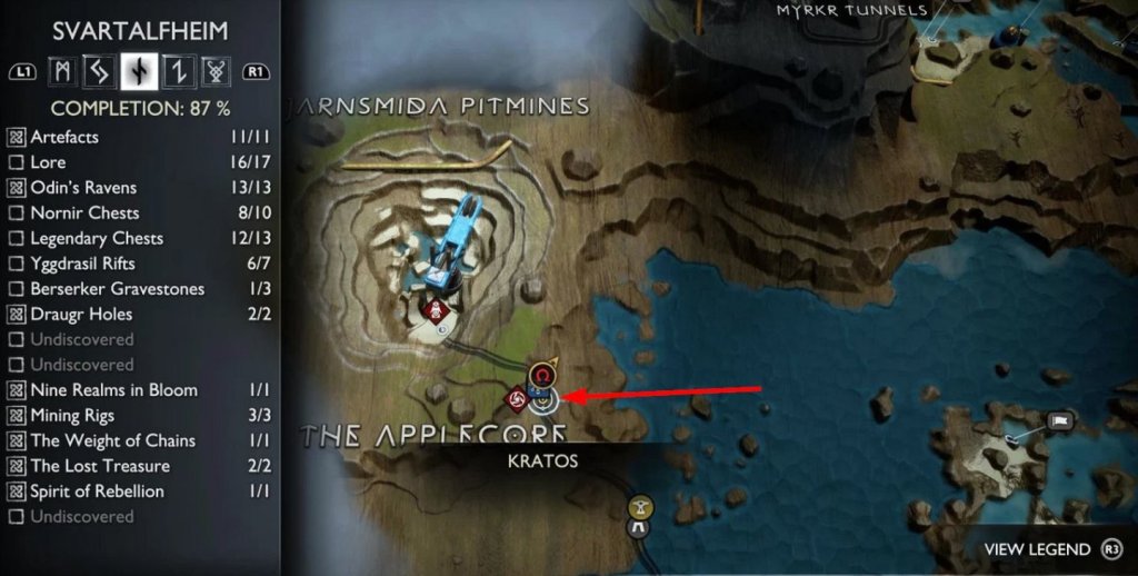 God Of War: Ragnarok сундуки Норн