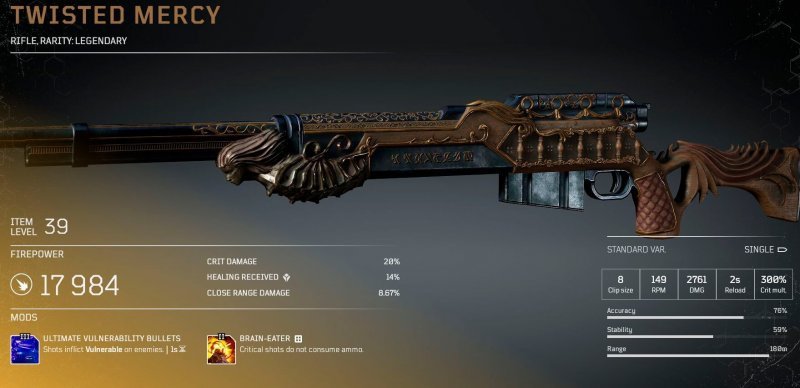 Легендарное оружие в Outriders 14