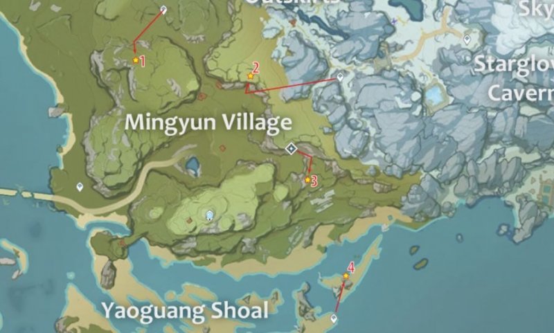 Genshin Impact где найти кор ляпис 14