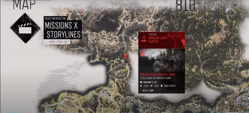 Days Gone засадные лагеря 10