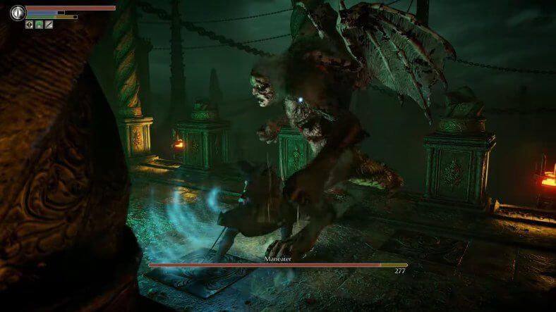 Demon`s Souls Remake как победить людоеда