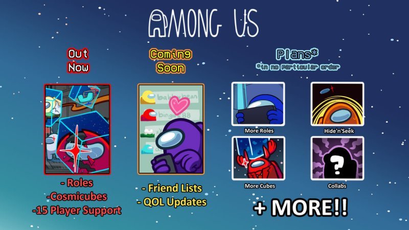 Among Us обновления 2022 года